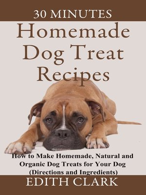cover image of Homemade Dog Treat Recipes